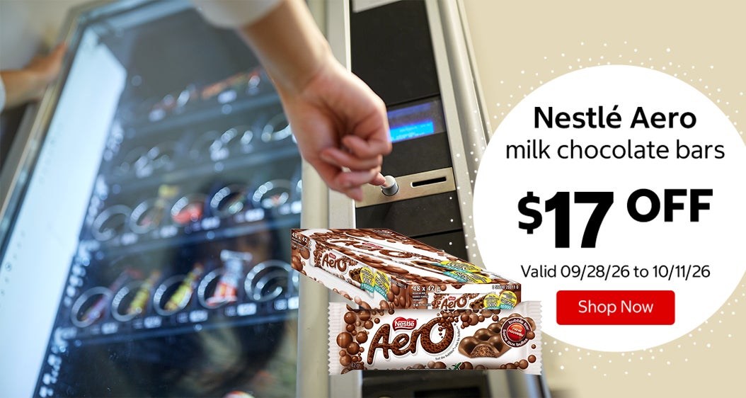 Nestlé Aero milk chocolate bars $17 OFF Valid 09/28/26 to 10/11/26 Shop Now 