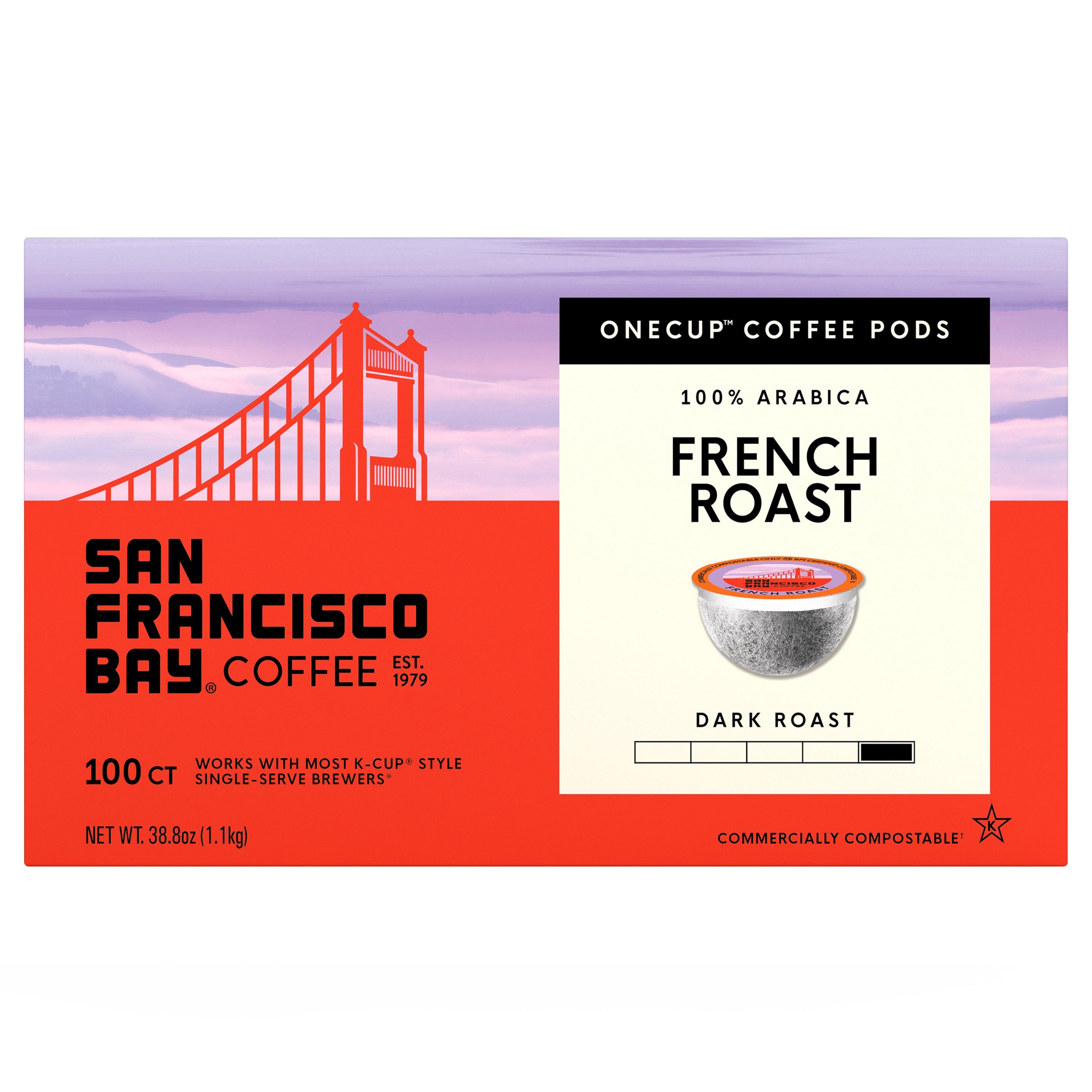 San Francisco Bay Coffee French Roast OneCup, 100-count | Costco