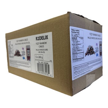 Confiseries R2 Delix R2-Delix Fizzy Rainbow Cables, 12 x 260 g | Costco