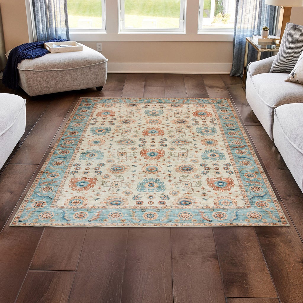 Wyatt & Ash Washable Indoor Area Rug, Dalileh 5'3” x 7'5” | Costco