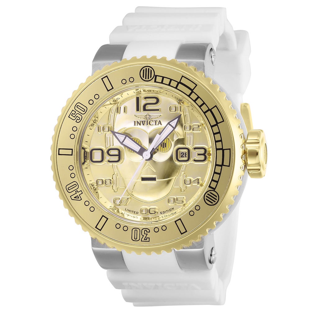 $895 インビクタ 高級腕時計 スターウォーズ C-3PO ゴールド 激レア！ Invicta Star Wars Limited Edition C-3PO Men's Watch | Costco