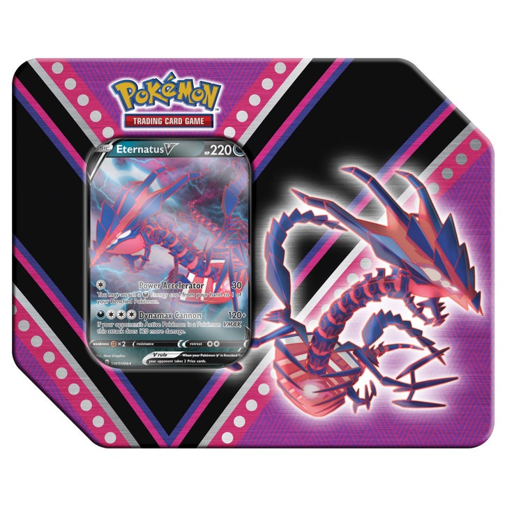 ポケモンカードゲーム V Tin 4種セット Pokemon 4 Pack V Tins – Pikachu, Eternatus, Eevee, Tyranitar | Costco