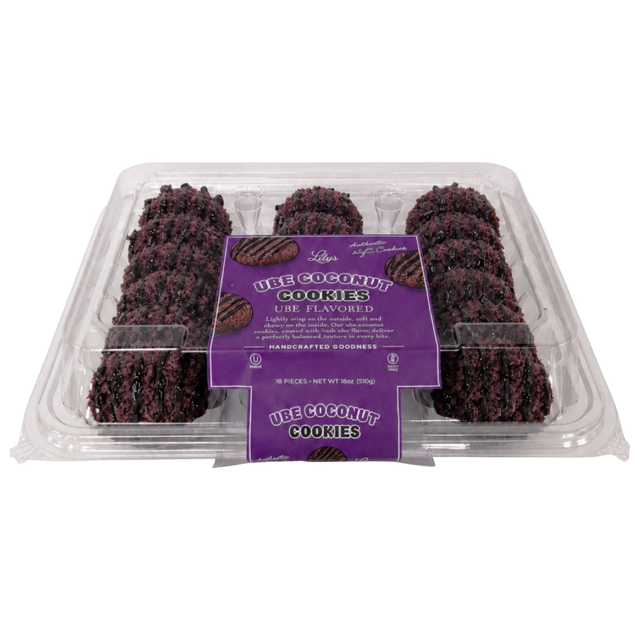 LILLY'S UBE COCONUT COOKIES 18 OZ