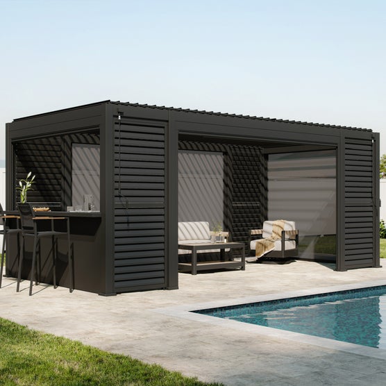 Mirador Viewscape 10'x20' Outdoor Suite With Bar Table | Costco