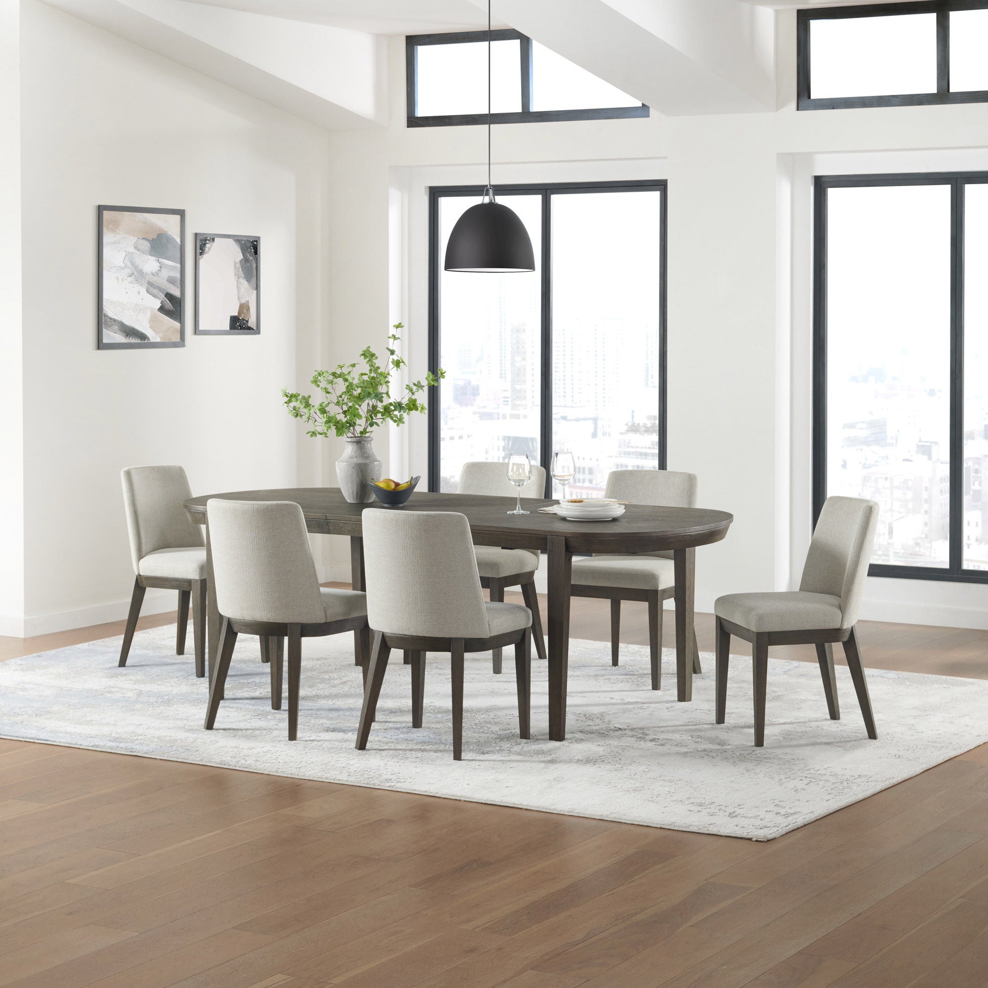 Veneto Extendable Wood Dining Table and 6 Chairs | Costco