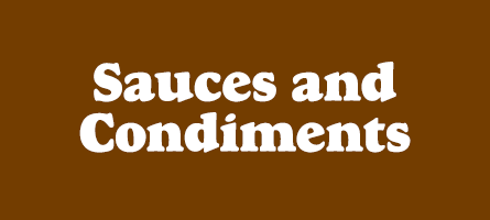 Sauces and Condiments