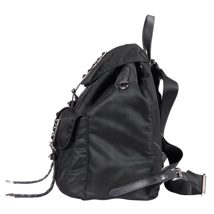 Prada Med Nylon Backpack, Black | Costco