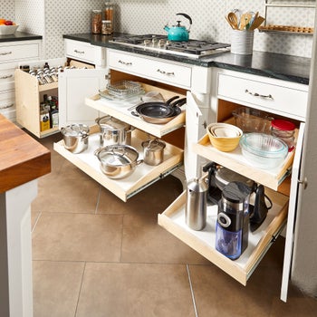 Standard Made-To-Fit Slide-out Shelf with Full Extension Rails