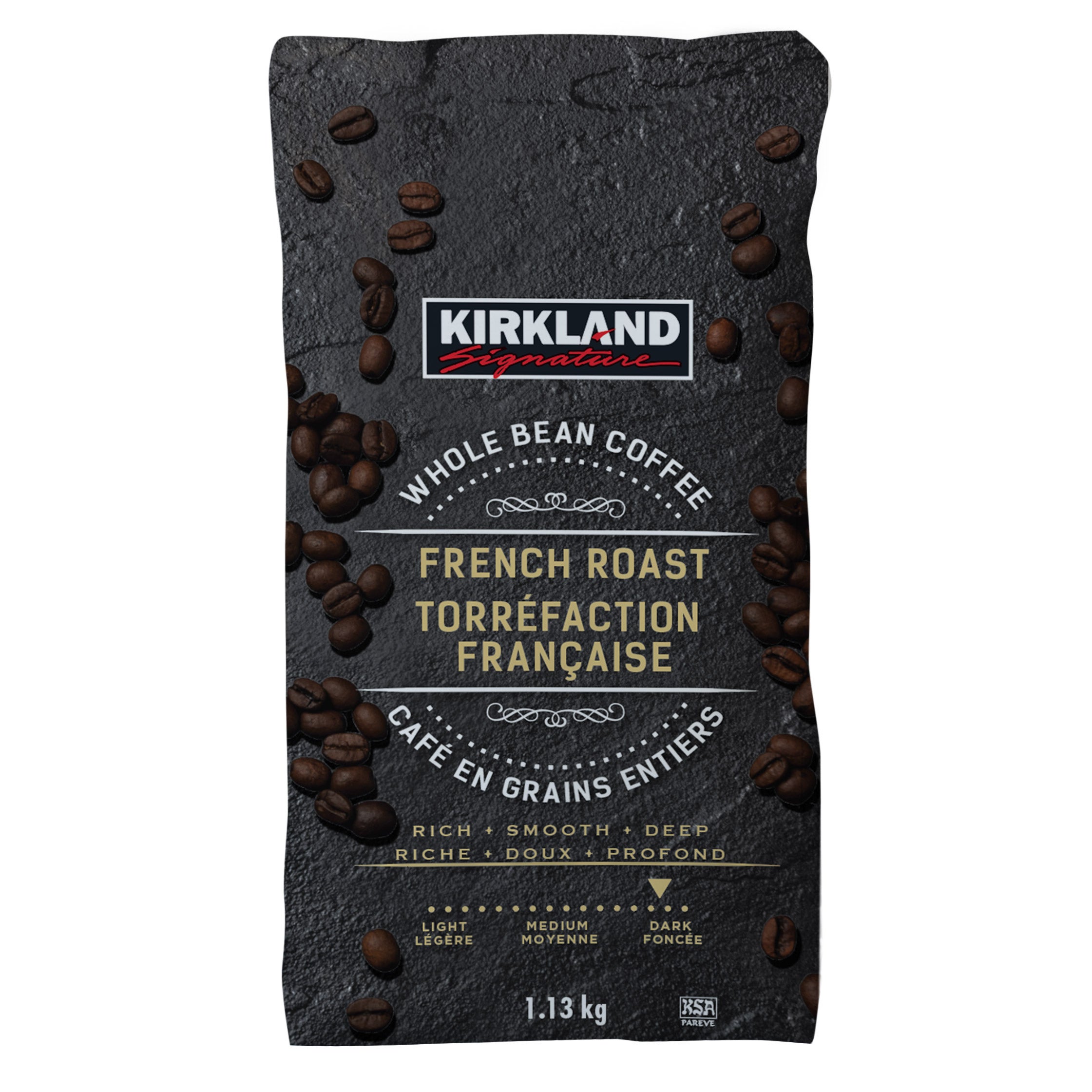 BEANS TALK French Roast Coffee 500g 8袋 Kirkland Signature French Roast Whole Bean Coffee, 1.13 kg | Costco