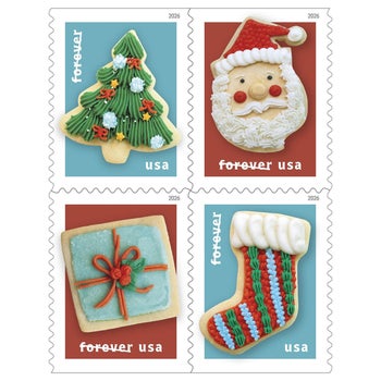 USPS First-Class Holiday Forever Stamp, 100-count