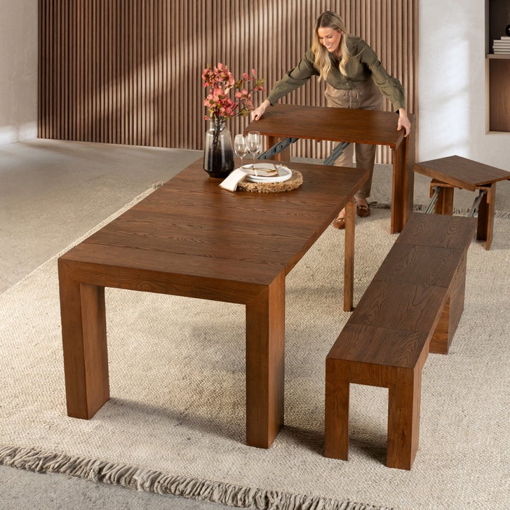 Transformer Table Extendable 2-piece Dining Set | Costco