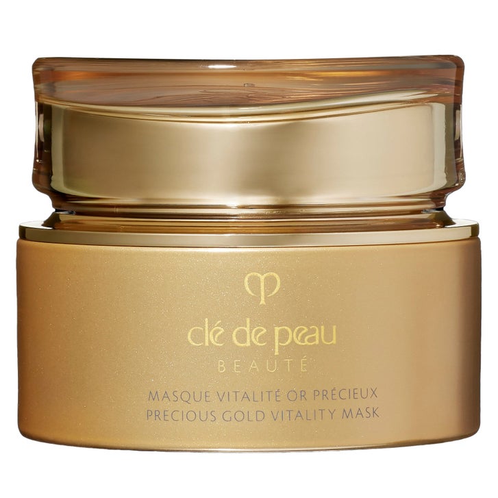 Cle De Peau Precious Gold Vitality Mask, 2.7 oz + Application Brush ...