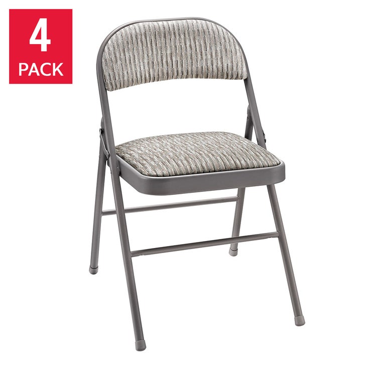 ◆未使用◆ Meco フォールディングチェア2脚　折り畳み椅子　アメリカ　USA Meco Upholstered Folding Chair, 4-pack | Costco