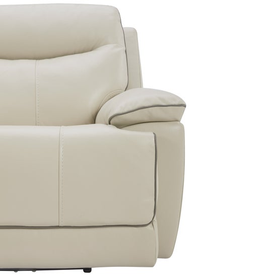 Messina Leather Power Reclining Sofa with Power Headrests | Costco