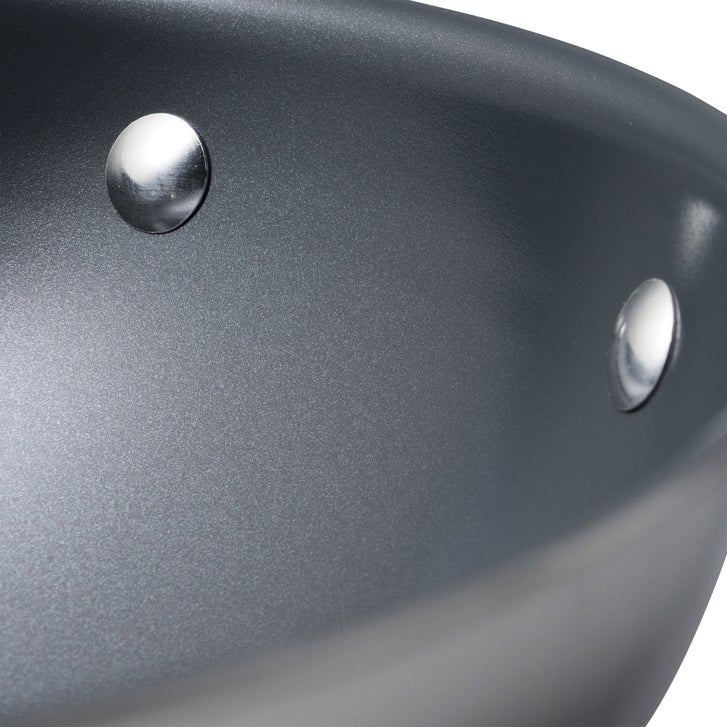 Tramontina 4-piece Stainless Steel Fry Pan Set with Ceramic