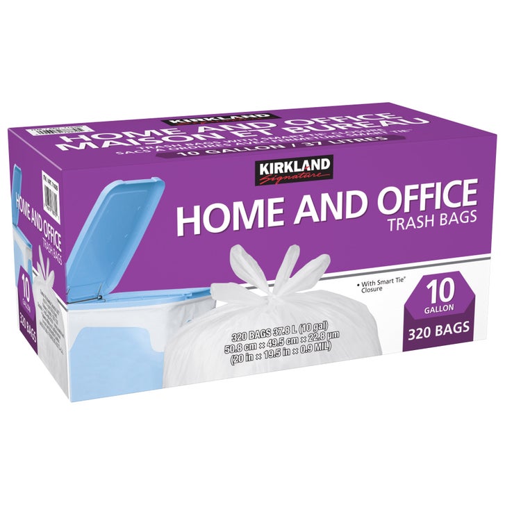 Kirkland Signature Smart Tie Home and Office Bags, 320-pack | Costco