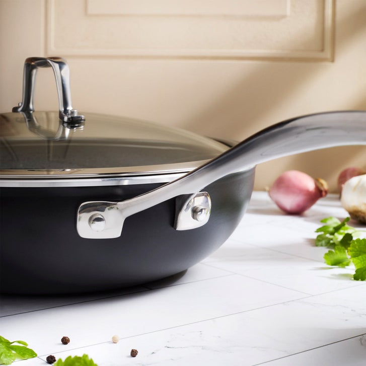 Henckels Capri Ceramic 11-inch Perfect Pan with Lid | Costco