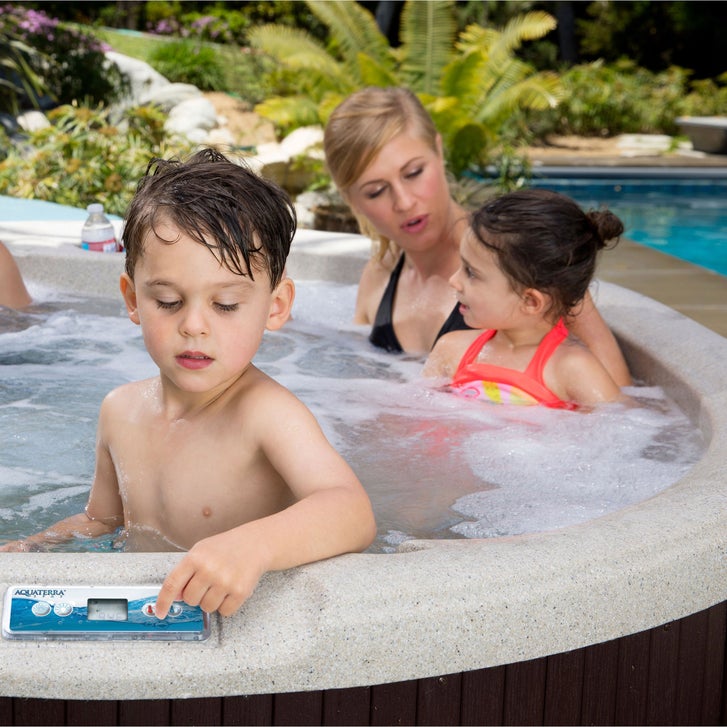 Aquaterra Spas Calavera 21-jet, 4-person Rotomolded Spa, Plug-n