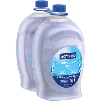 Softsoap ボディソープ 7本セット Softsoap Advanced Clean Liquid Hand Soap Refill, 80 fl oz, 2 ct