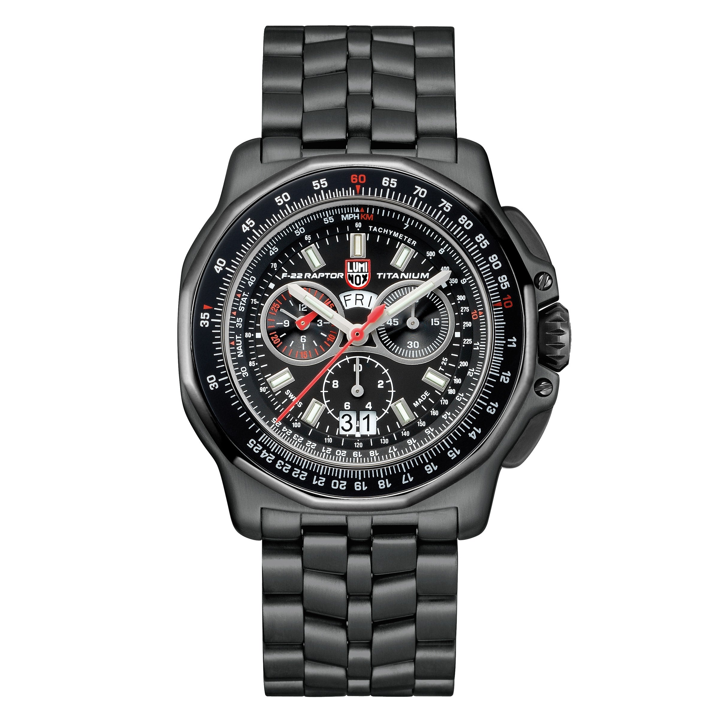 Luminox F22 Raptor Titanium Men's Pilot Watch, 44mm | Costco