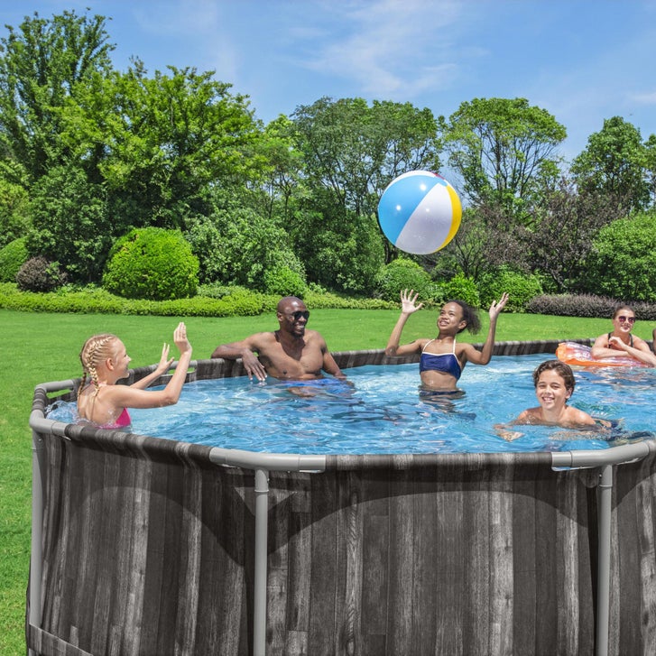 POOL BY CLASS 2022AW ウルトラスエード ベスト Bestway Power Steel 22' x 12' x 48'' Above Ground Oval Pool Set