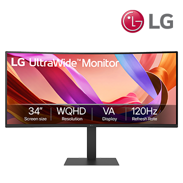 LG 34-inch WQHD 120Hz Curved Ultrawide Monitor
