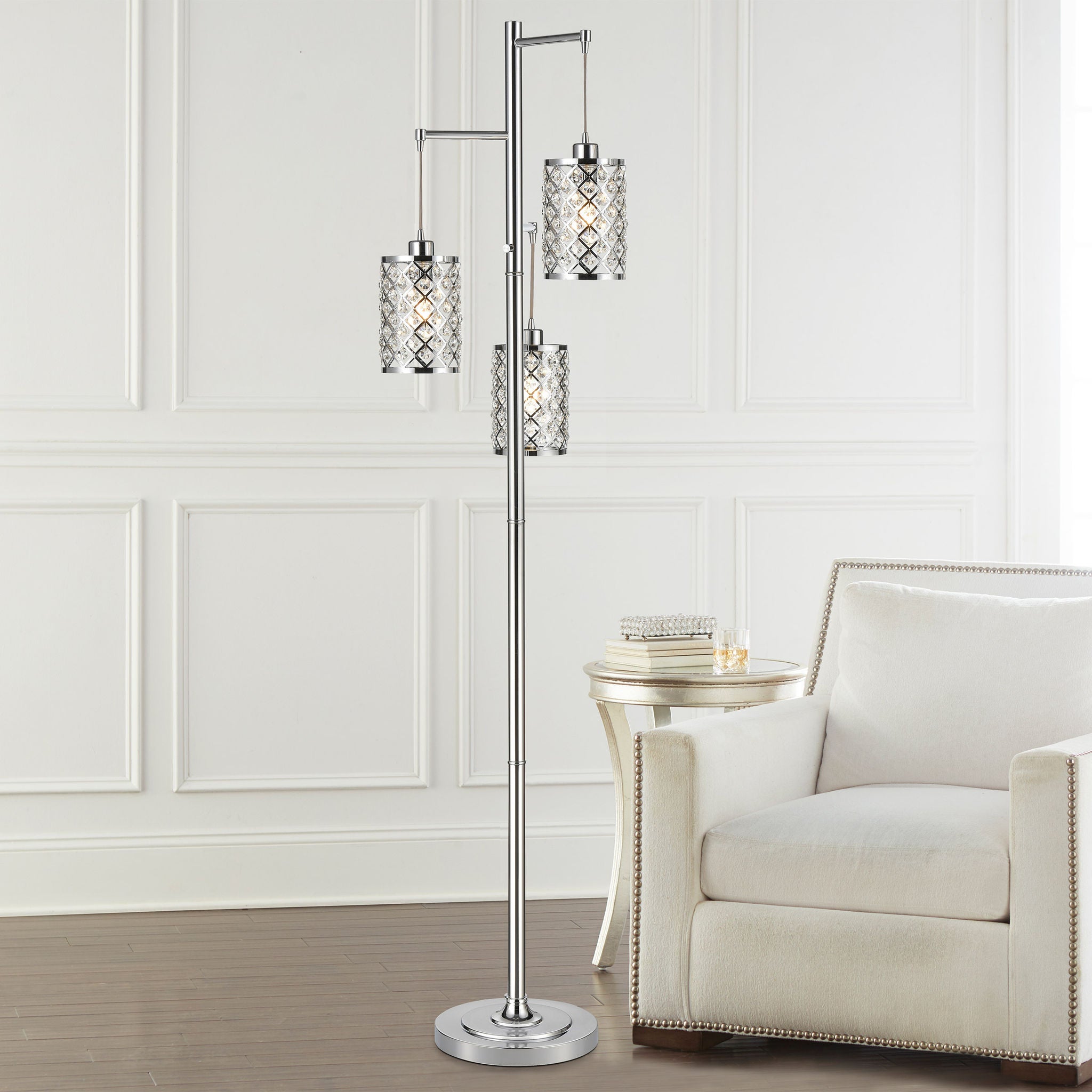 Gisele Crystal 3 Arm Floor Lamp | Costco