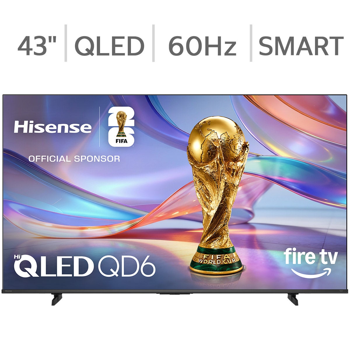 Hisense 43" Class - QD65 Series - 4K Hi-QLED Smart TV - Allstate 3-Year Protection Plan Bundle Included for 5 Years of Total Coverage*