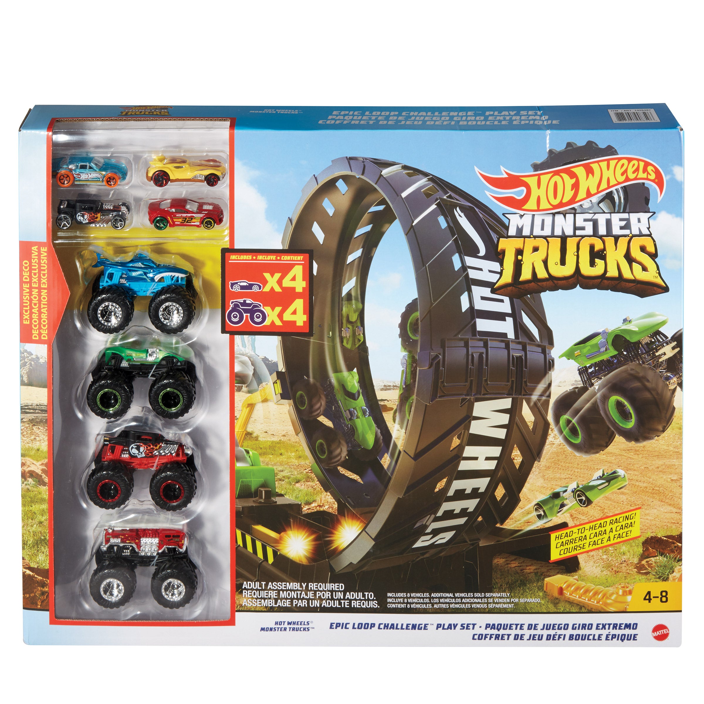 Hot Wheels Monster Trucks Epic Loop Challenge Playset | Costco