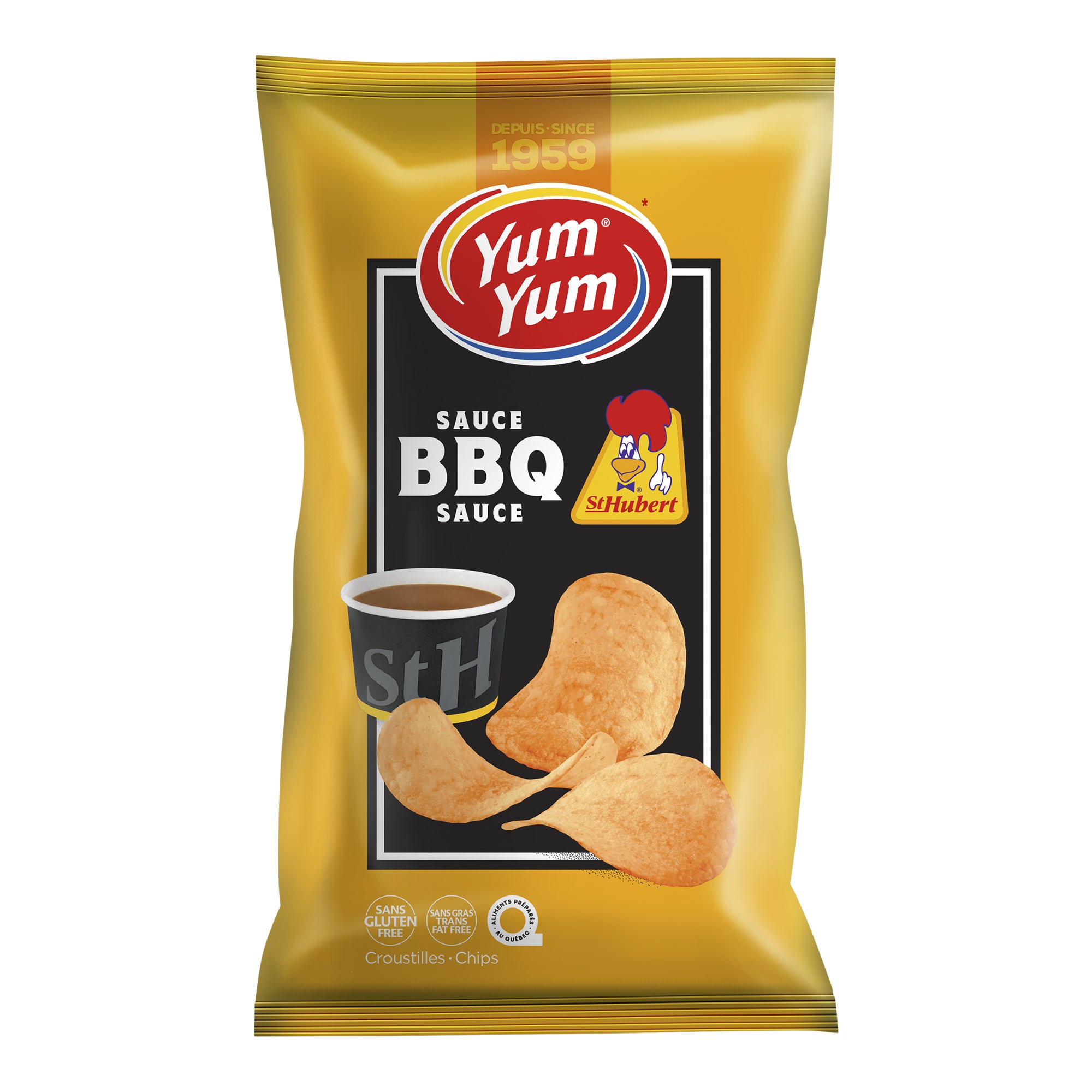 Yum Yum St Hubery BBQ Chips, 36 × 50 g | Costco
