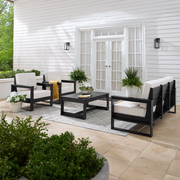 Leisure Line 4-piece Outdoor Seating Set by Tangent | Costco