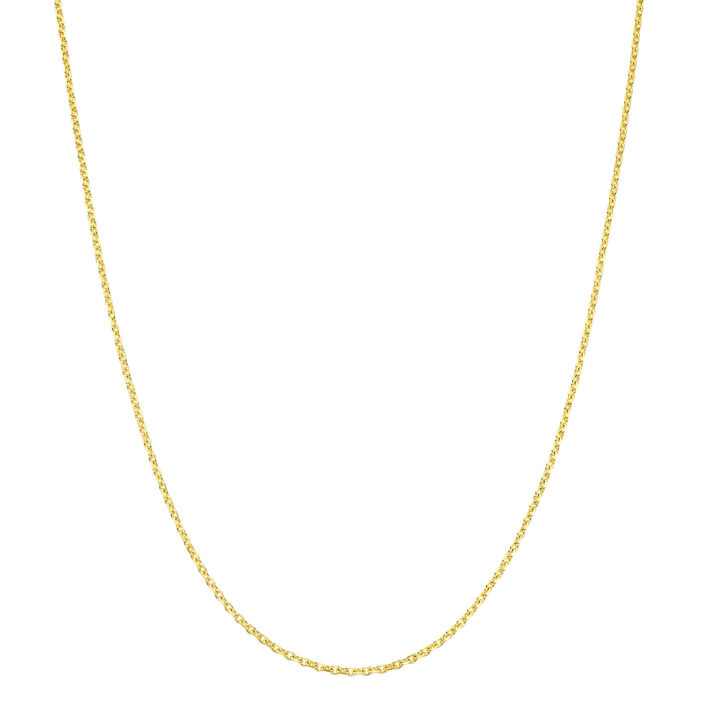 14kt Yellow Gold Cable Chain