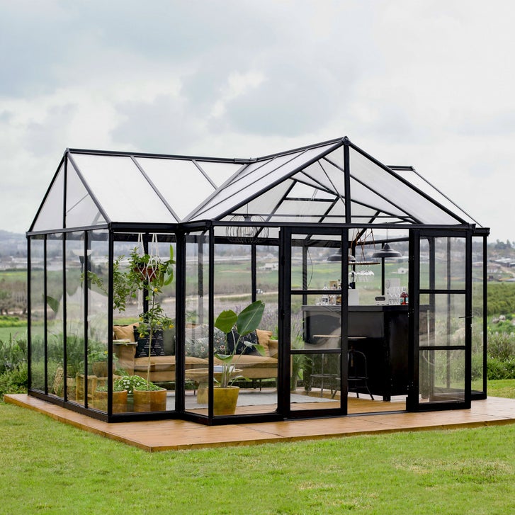 Palram Canopia Triomphe Chalet 12' x 15' Greenhouse and Solarium w