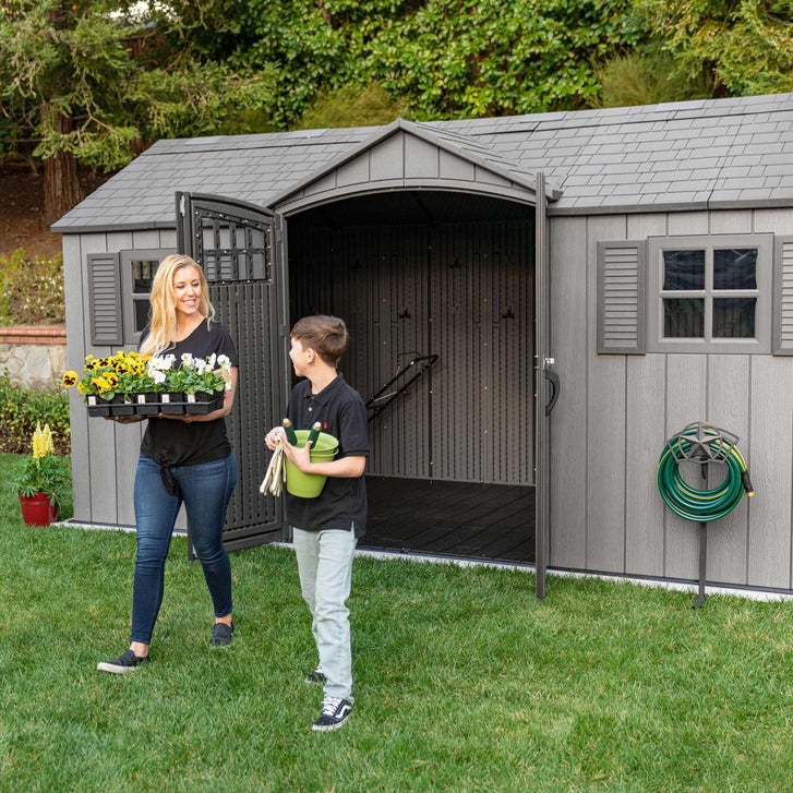 Lifetime 15 ft. x 8 ft Outdoor Storage Shed | Costco