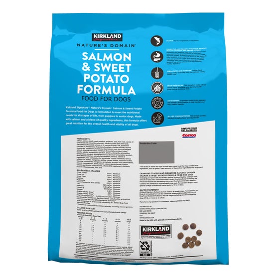Kirkland Signature Nature's Domain Salmon and Sweet Potato Formula