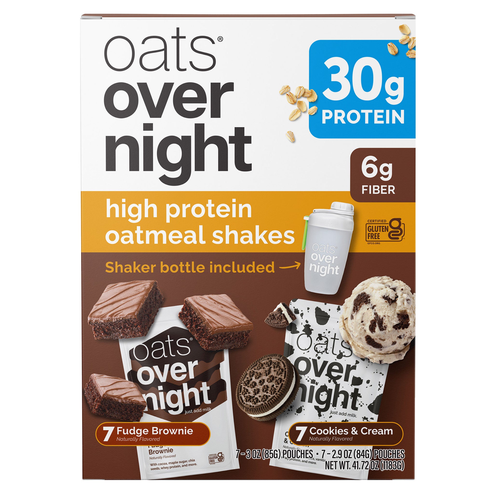 Oats Overnight 30g Protein Shake