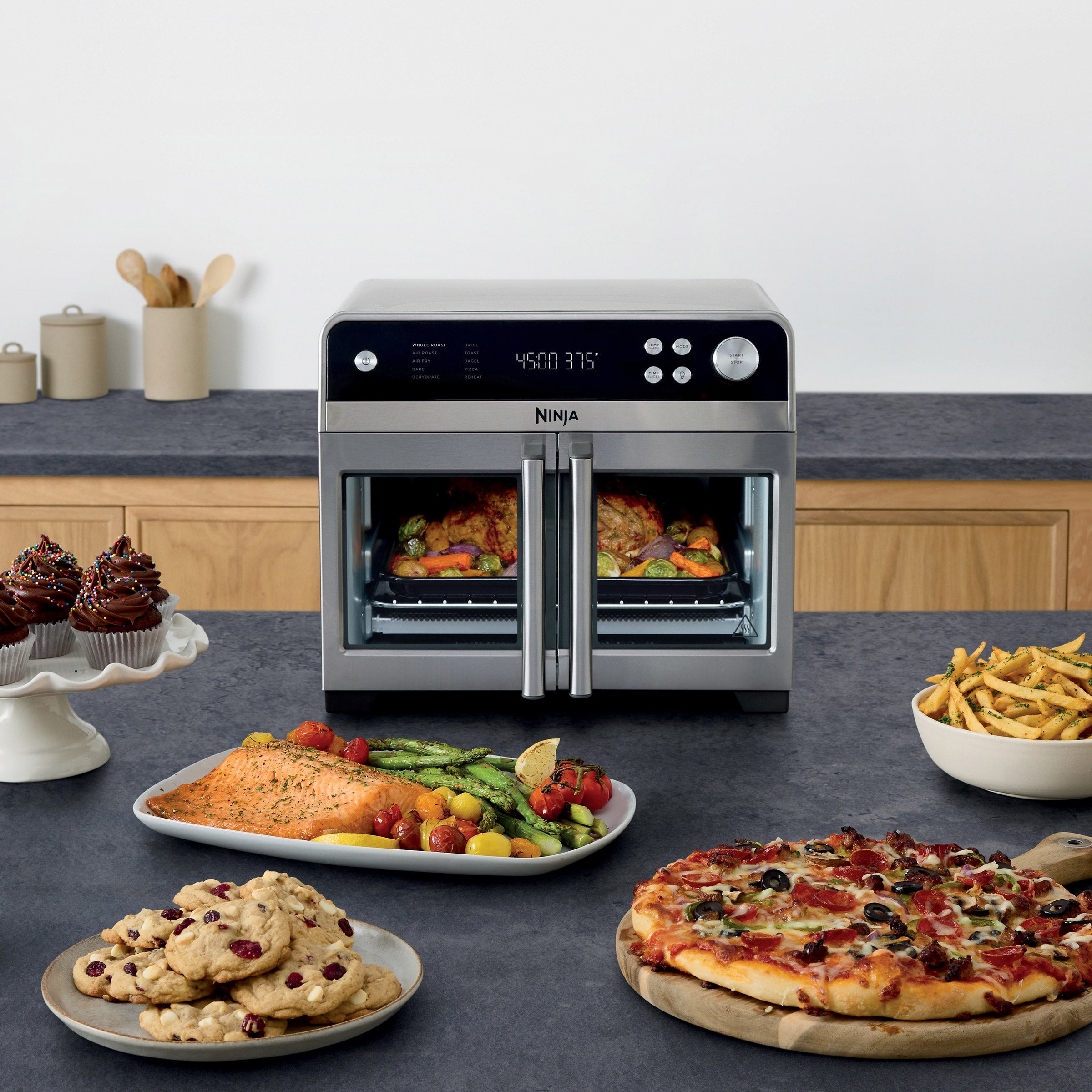 Ninja French Door Premier 10-in-1 Air Fryer, Convection Oven, and