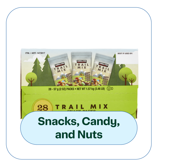 Snacks, Candy & Nuts