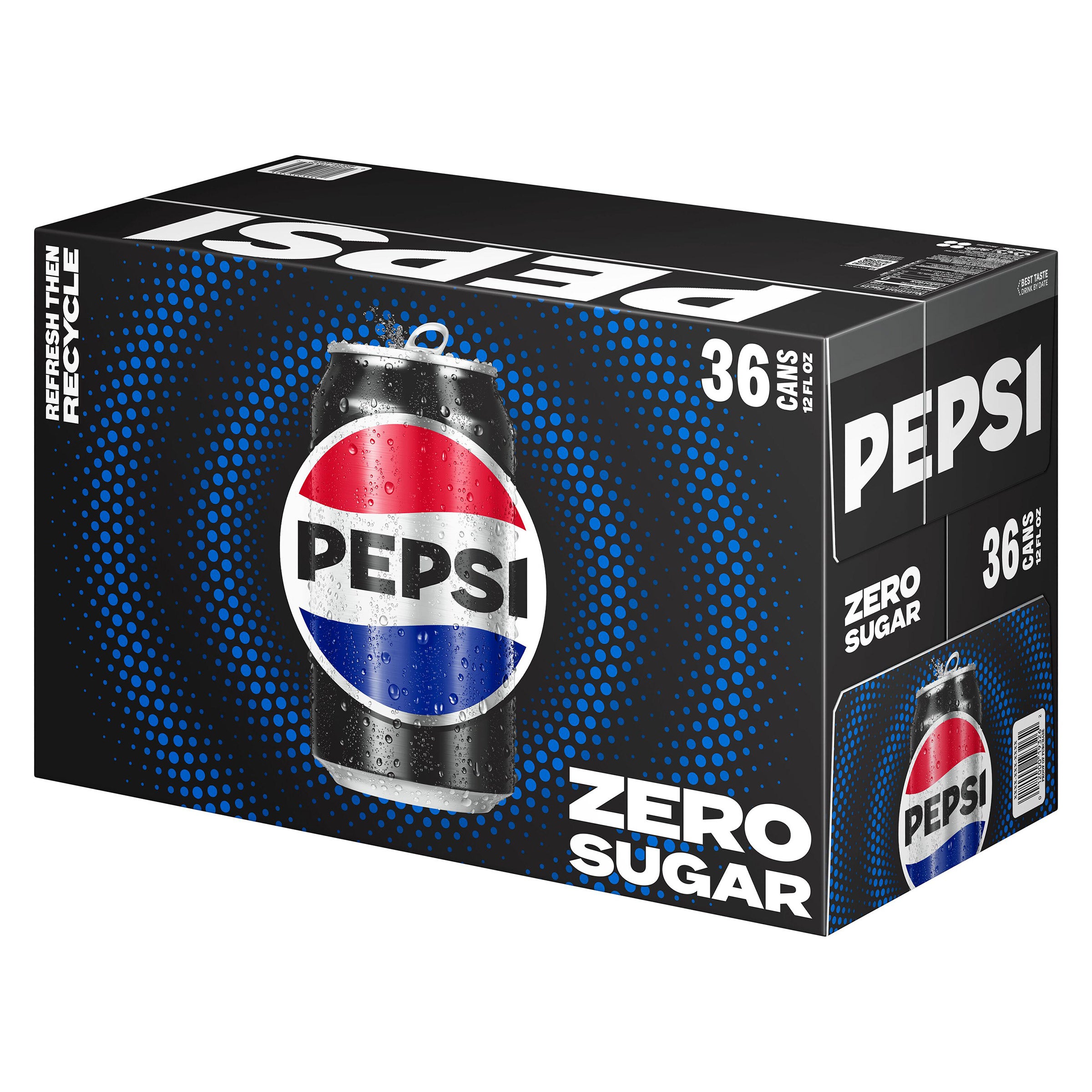 Pepsi Zero Sugar, 12 fl oz, 36-count