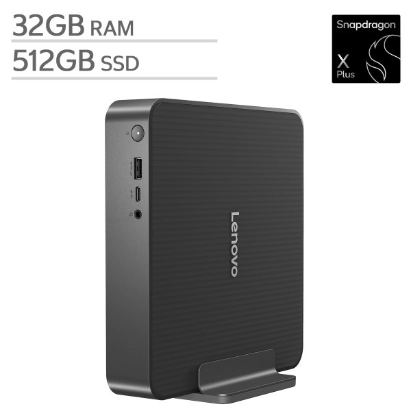 Lenovo IdeaCentre Mini 1 Liter — Snapdragon X1 Plus processor