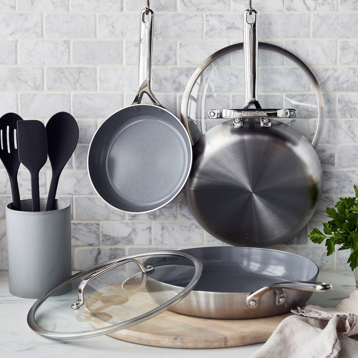 GreenPan GP3 Stainless Steel 5-piece Set | Costco
