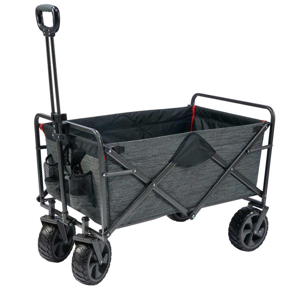 Mac Sports XL Folding Wagon with Cargo Net, Gray | Costco