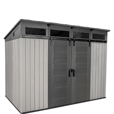 Lifetime 10' x 6.5' Barn Door Resin Outdoor Storage Shed