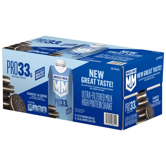 Muscle Milk 33g Protein Ultra-Filtered Milk Shake, Cookies 'N