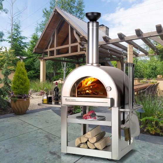 Forno Venetzia Pronto 500 Wood Fired Oven & Cart | Costco