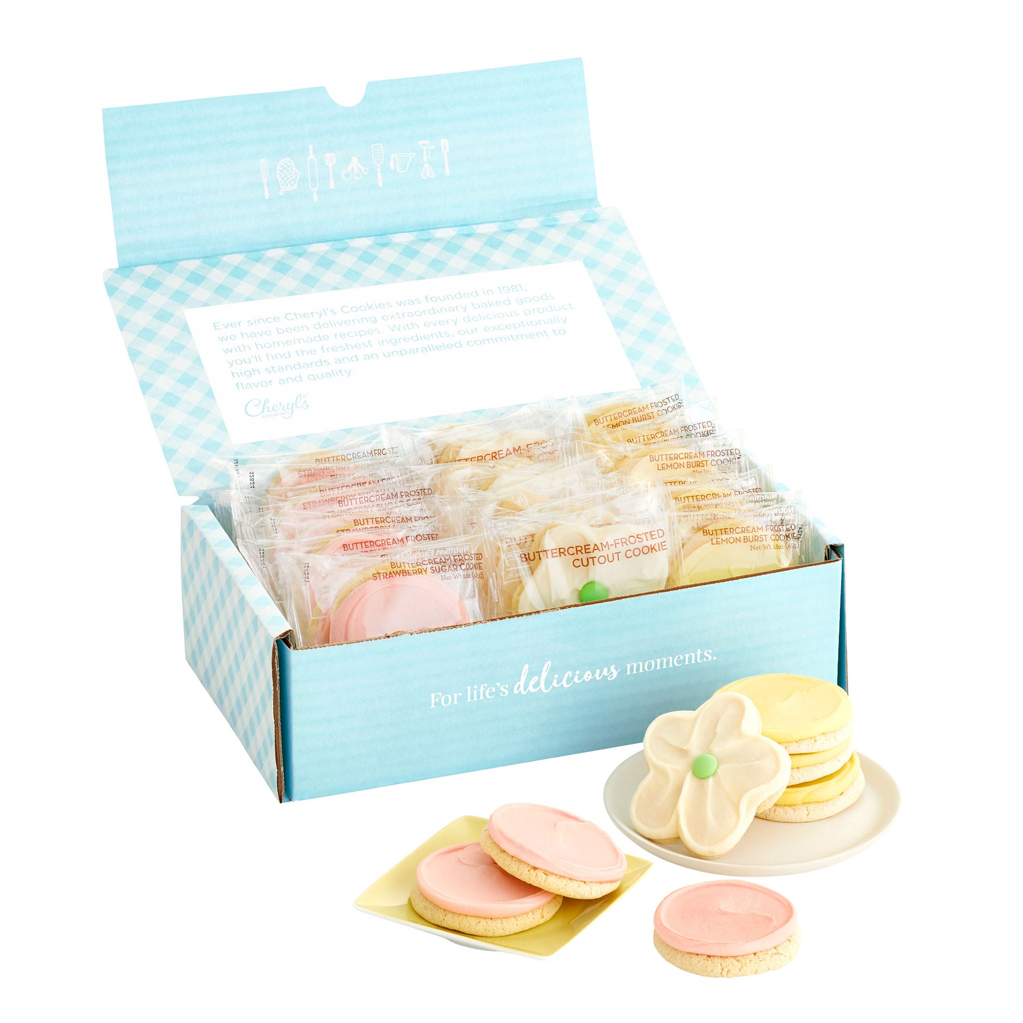 Cheryl's Assorted Spring Cookies, 24-count, 37.6 oz. total | Costco