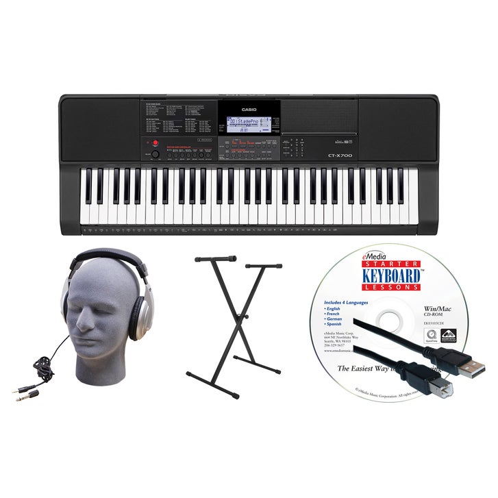Casio CT-X700 Premium Portable Keyboard Bundle | Costco Casio CT-X700 Premium Portable Keyboard Bundle | Costco