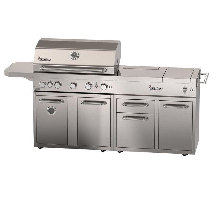 Signateur 5-Burner Island Grill With Smoker | Costco