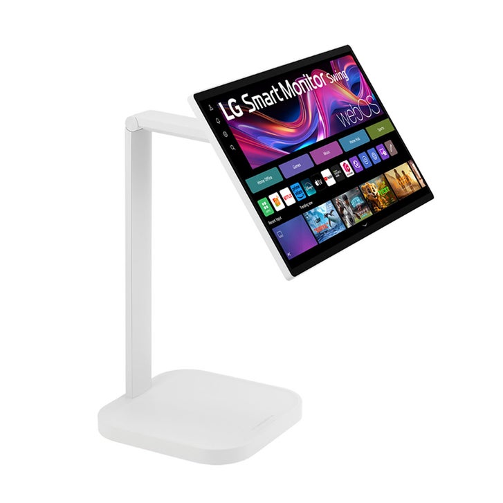 LG 31.5 in. UHD Touchscreen Smart Monitor Swing with Rolling Stand