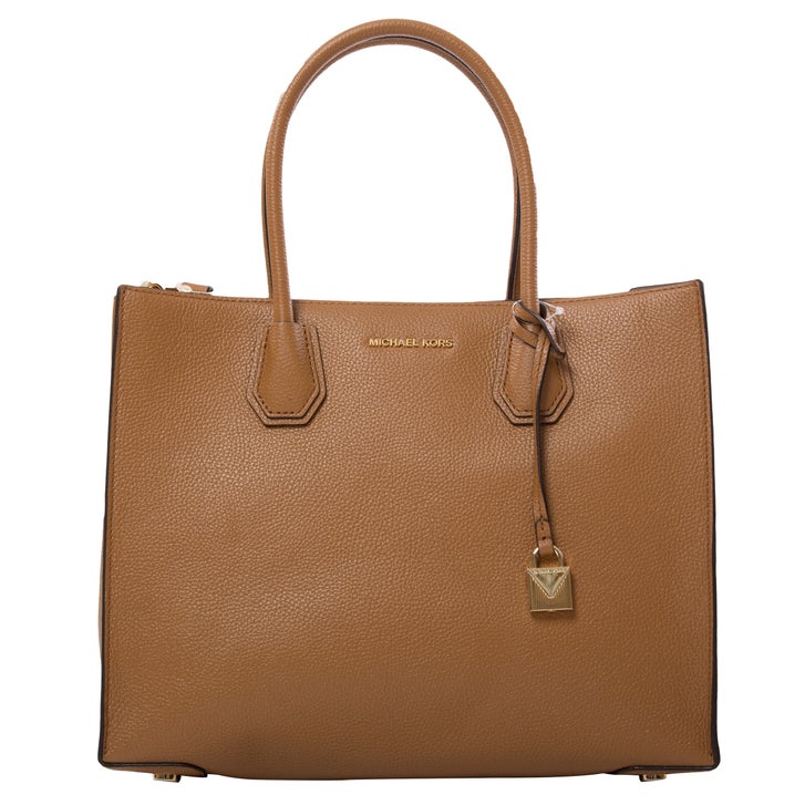 Michael Kors Mercer Large Tote, Acorn | Costco